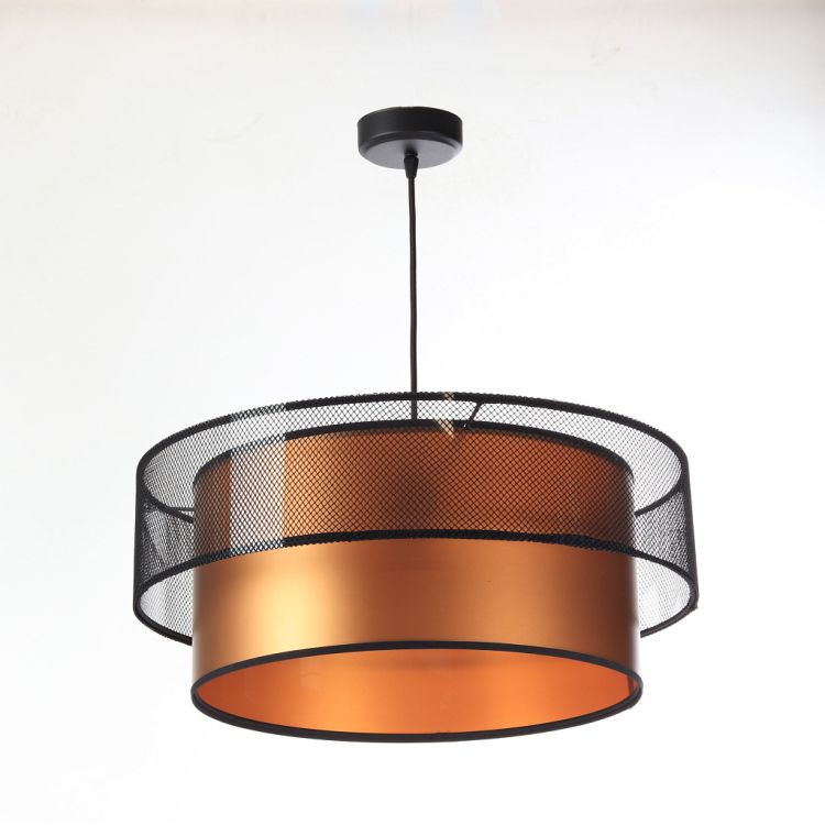 Lampa Bps Koncept wisząca DOUBLE NET 40 miedziana 1 szt