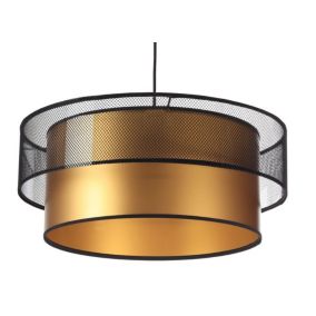 Lampa Bps Koncept wisząca DOUBLE NET 40 złota 1 szt