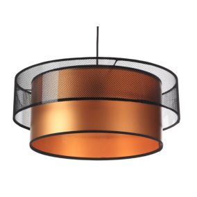 Lampa Bps Koncept wisząca DOUBLE NET 50 miedziana 1 szt