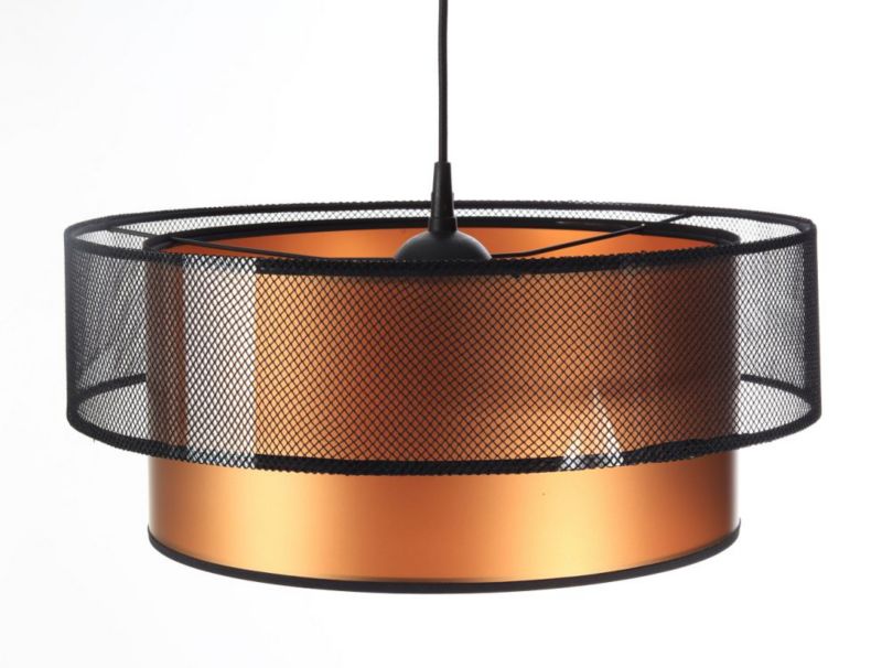 Lampa Bps Koncept wisząca DOUBLE NET 50 miedziana 1 szt