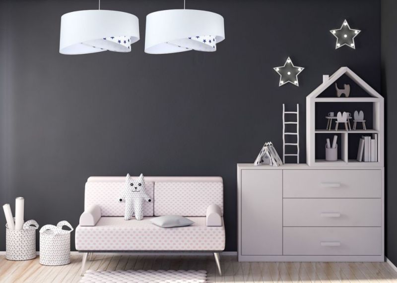 Lampa Bps Koncept wisząca DREAMER biała 1 szt