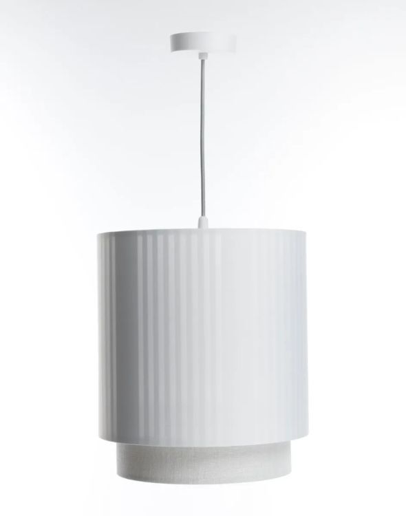 Lampa Bps Koncept wisząca DUO LAMI LINE 30 biała 1 szt