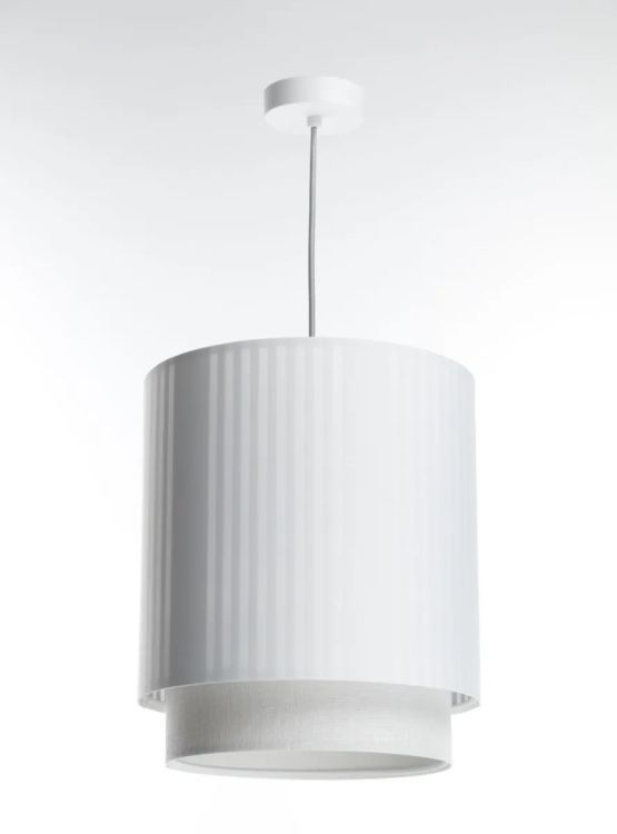 Lampa Bps Koncept wisząca DUO LAMI LINE 30 biała 1 szt