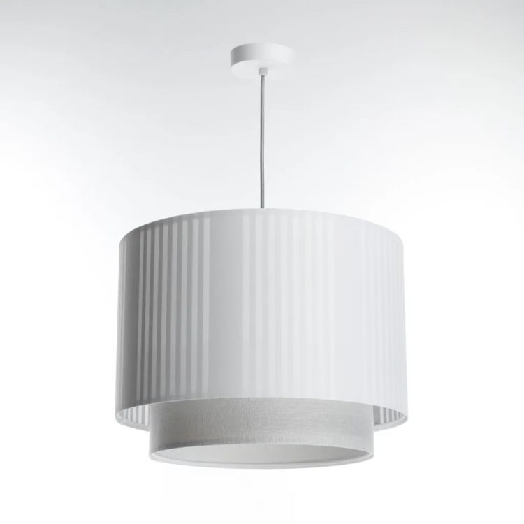Lampa Bps Koncept wisząca DUO LAMI LINE 40 biała 1 szt