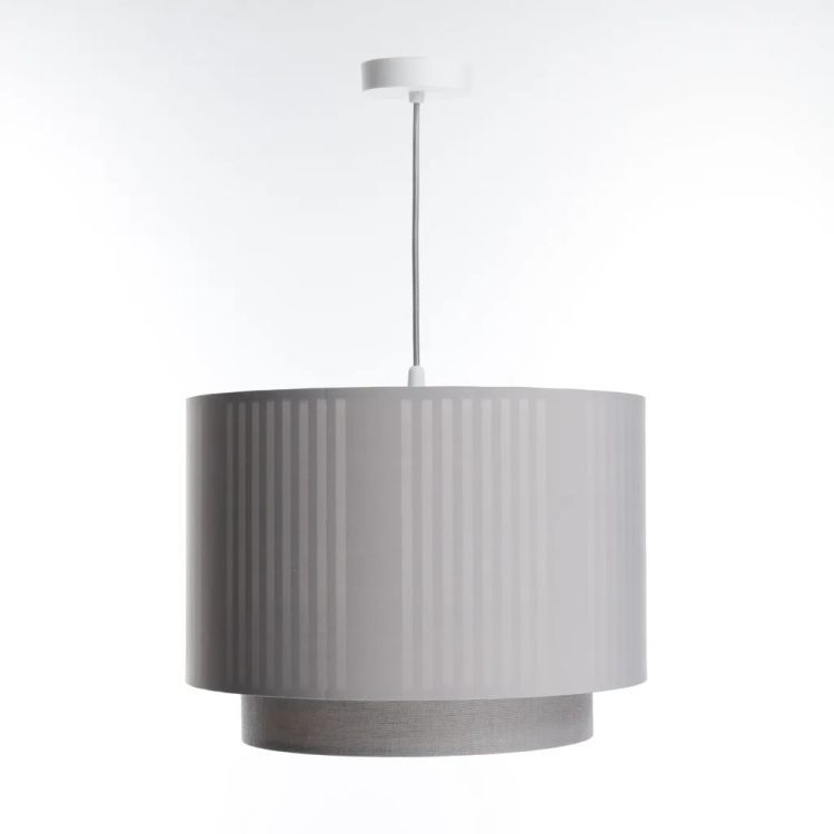 Lampa Bps Koncept wisząca DUO LAMI LINE 50 szara 1 szt