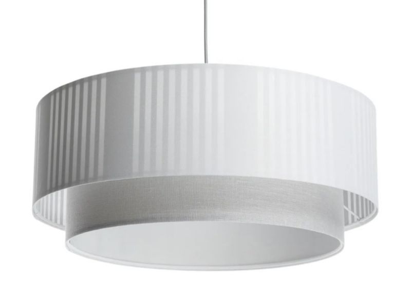 Lampa Bps Koncept wisząca DUO LAMI LINE 50x20 biała 1 szt