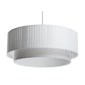 Lampa Bps Koncept wisząca DUO LAMI LINE 50x20 biała 1 szt