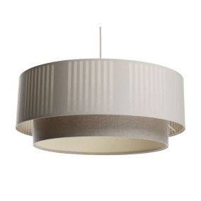Lampa Bps Koncept wisząca DUO LAMI LINE 50x20 kremowa/beżowa 1 szt