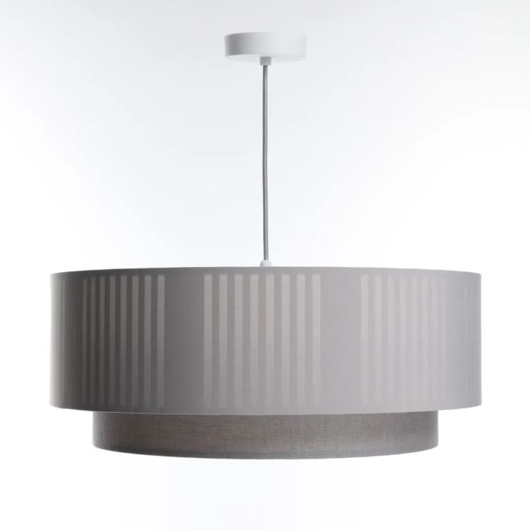 Lampa Bps Koncept wisząca DUO LAMI LINE 50x20 szara 1 szt