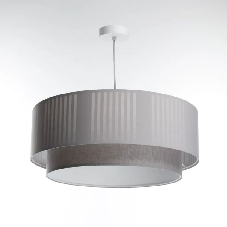 Lampa Bps Koncept wisząca DUO LAMI LINE 50x20 szara 1 szt