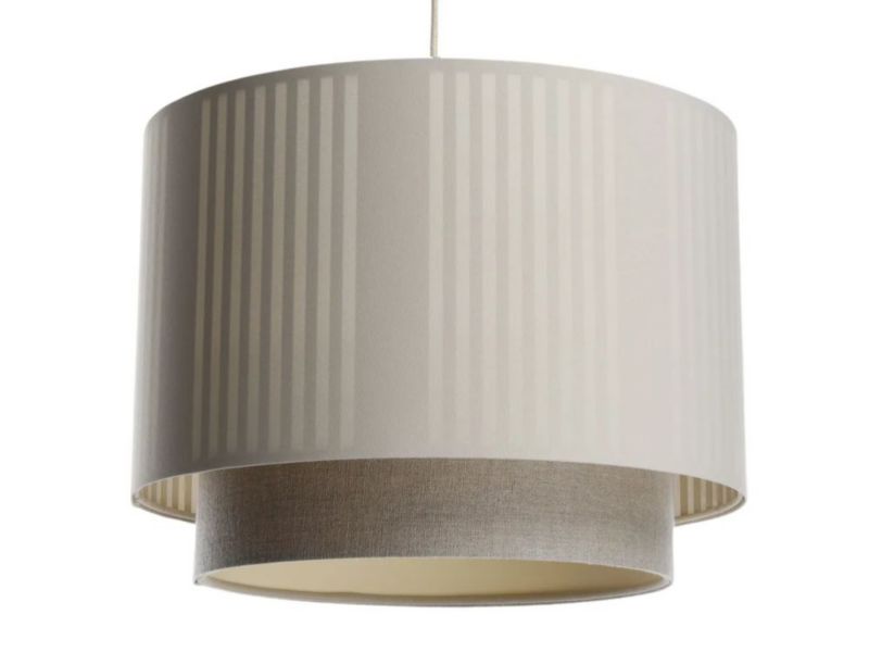 Lampa Bps Koncept wisząca DUO LAMI LINE 60 kremowa/beżowa 1 szt
