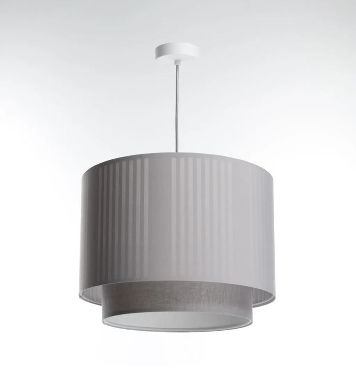 Lampa Bps Koncept wisząca DUO LAMI LINE 60 szara 1 szt