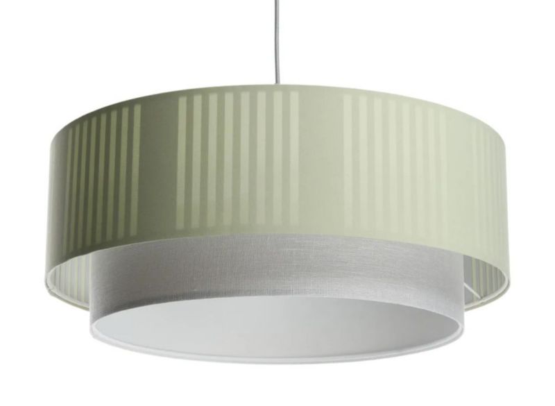Lampa Bps Koncept wisząca DUO LAMI LINE 60x25 zielona/kremowa 1 szt