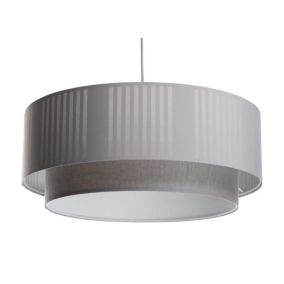 Lampa Bps Koncept wisząca DUO LAMI LINE 70x28 szara 1 szt