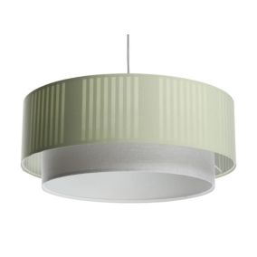Lampa Bps Koncept wisząca DUO LAMI LINE 70x28 zielona/kremowa 1 szt