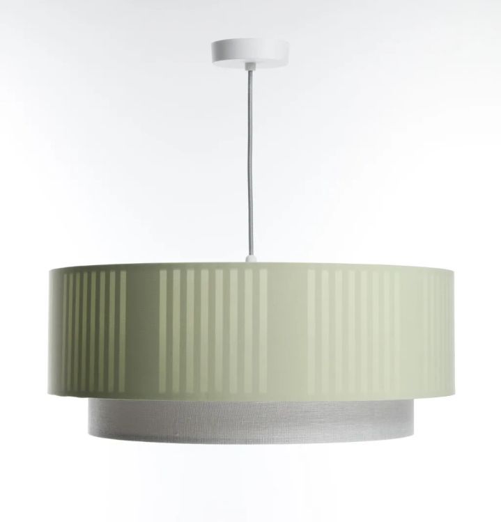 Lampa Bps Koncept wisząca DUO LAMI LINE 70x28 zielona/kremowa 1 szt
