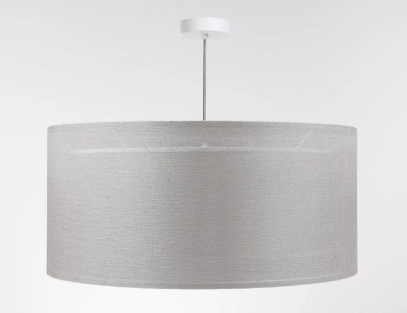 Lampa Bps Koncept wisząca DUO LEN LIGHT 003-50 szara/srebrna 1 szt