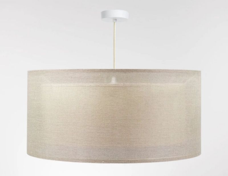 Lampa Bps Koncept wisząca DUO LEN LIGHT 50 beżowa 1 szt