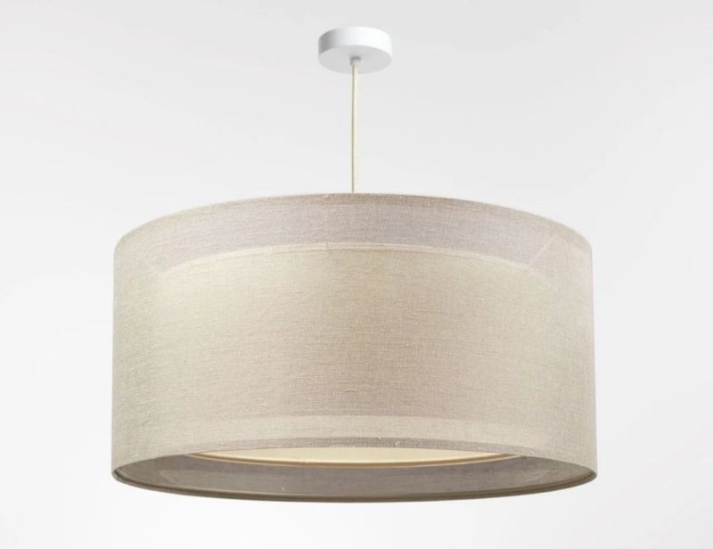 Lampa Bps Koncept wisząca DUO LEN LIGHT 50 beżowa 1 szt