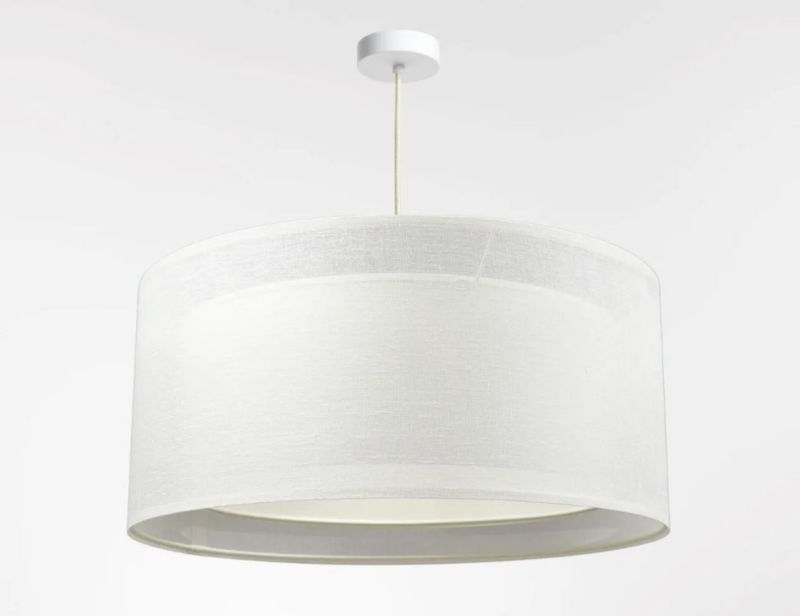 Lampa Bps Koncept wisząca DUO LEN LIGHT 50 kremowa 1 szt