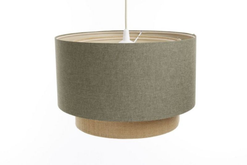 Lampa Bps Koncept wisząca ERUTAN DOUBLE 50 zielona/beżowa 1 szt
