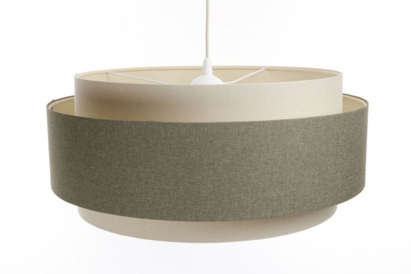 Lampa Bps Koncept wisząca ERUTAN DUDU kremowa/zielona 1 szt