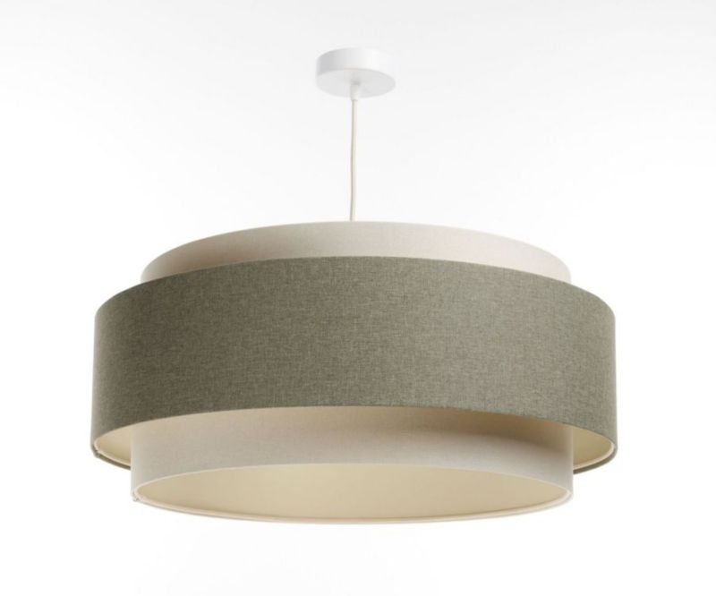 Lampa Bps Koncept wisząca ERUTAN DUDU kremowa/zielona 1 szt