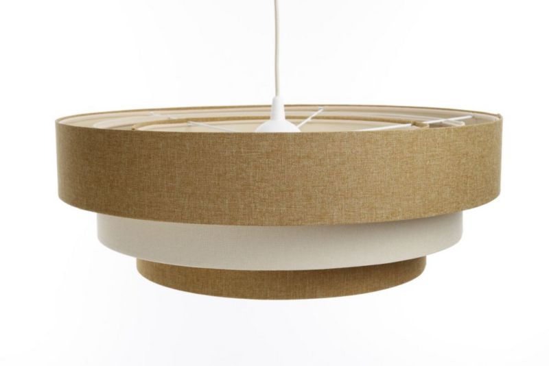 Lampa Bps Koncept wisząca ERUTAN TRIPLE żółta/kremowa 1 szt