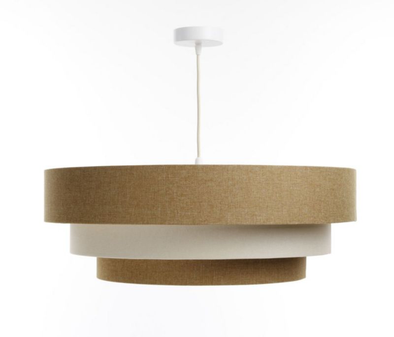 Lampa Bps Koncept wisząca ERUTAN TRIPLE żółta/kremowa 1 szt