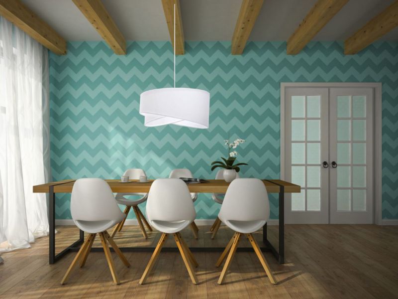 Lampa Bps Koncept wisząca GEMSTONE biała 1 szt