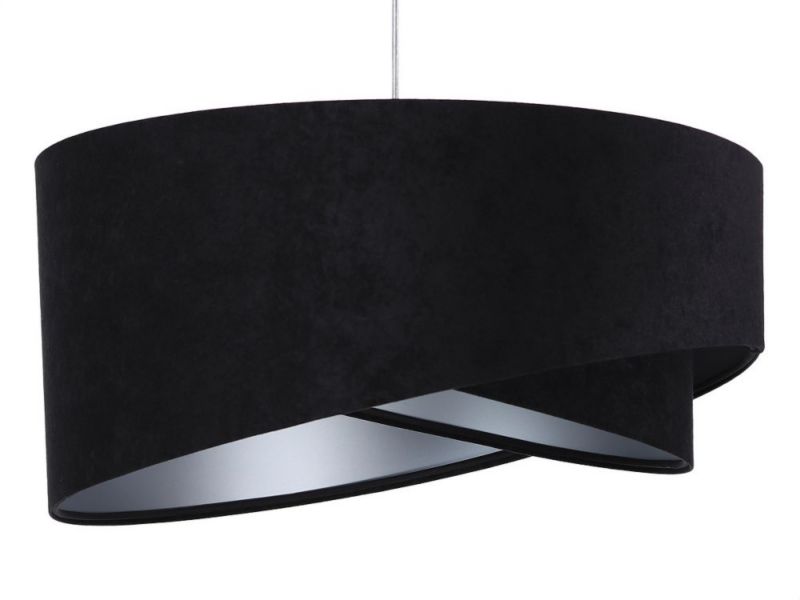 Lampa Bps Koncept wisząca GEMSTONE czarna/srebrna 1 szt
