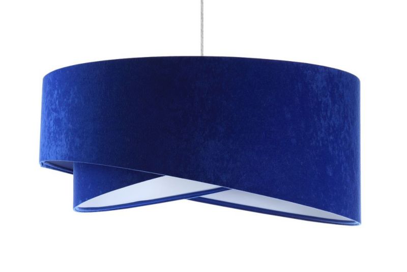 Lampa Bps Koncept wisząca GEMSTONE niebieska/biała 1 szt
