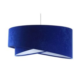 Lampa Bps Koncept wisząca GEMSTONE niebieska/biała 1 szt