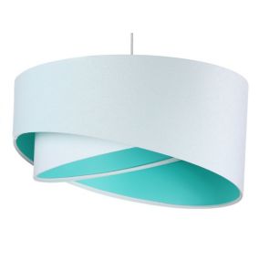 Lampa Bps Koncept wisząca GEMSTONE WHITE biała/miętowa 1 szt