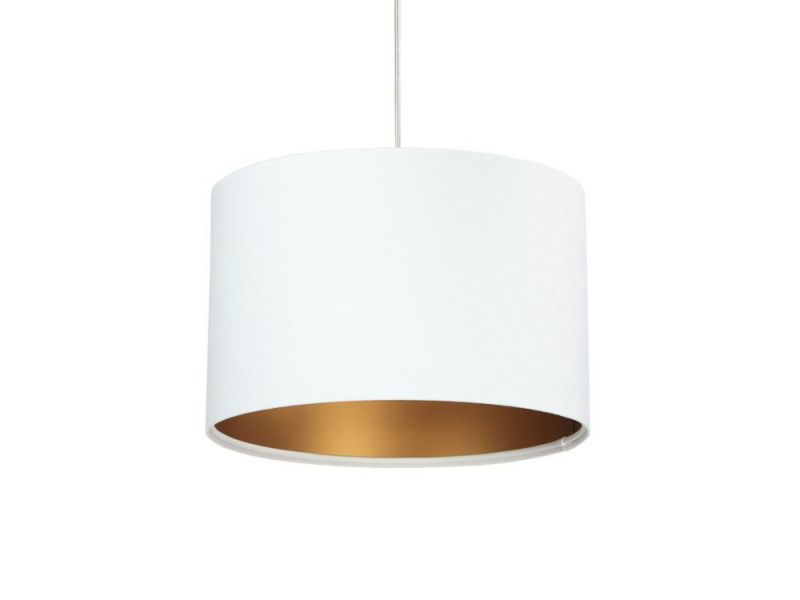 Lampa Bps Koncept wisząca HOME 30 biała/złota 1 szt