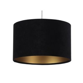 Lampa Bps Koncept wisząca HOME 30 czarna/złota 1 szt