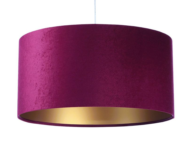 Lampa Bps Koncept wisząca HOME 30 fioletowa/złota 1 szt