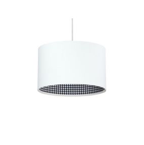 Lampa Bps Koncept wisząca HOME 30 okrągła biała 1 szt