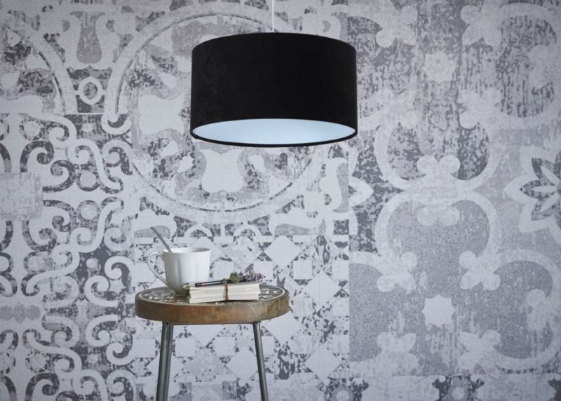 Lampa Bps Koncept wisząca HOME 40 czarna/biała 1 szt