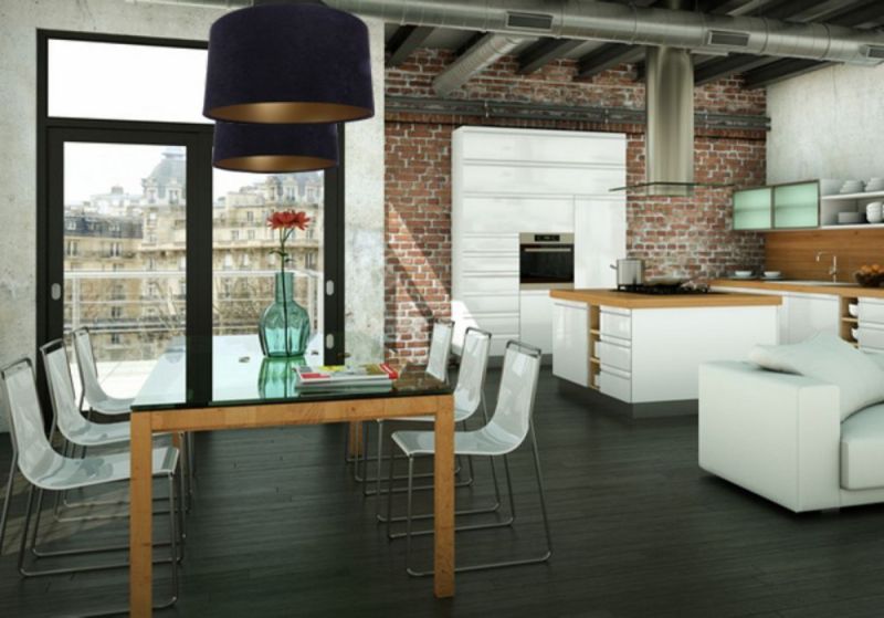 Lampa Bps Koncept wisząca HOME 40 czarna/złota 1 szt
