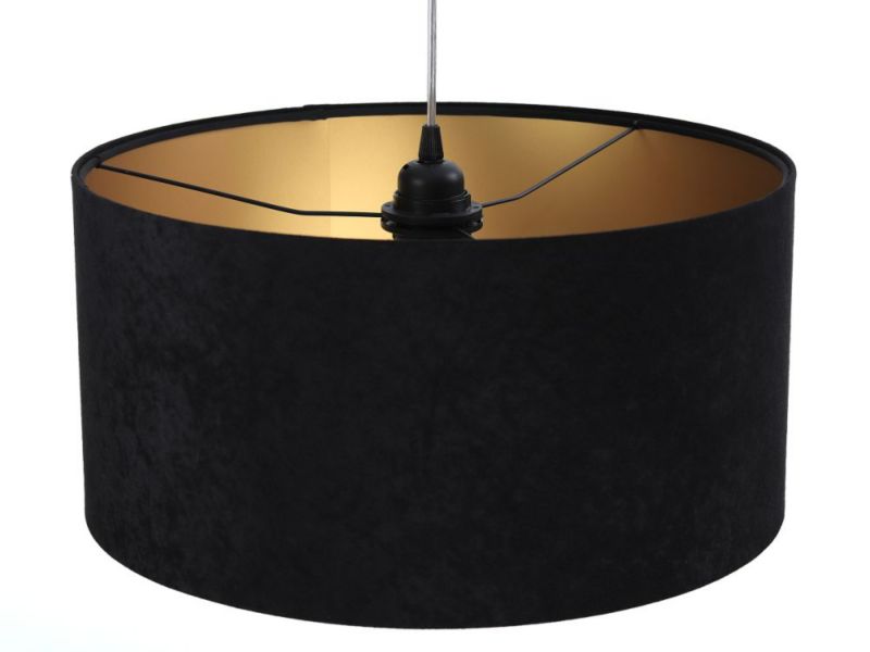 Lampa Bps Koncept wisząca HOME 40 czarna/złota 1 szt