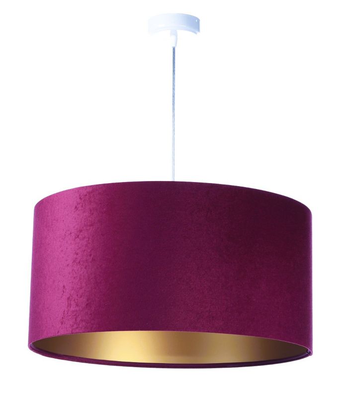 Lampa Bps Koncept wisząca HOME 40 fioletowa/złota 1 szt