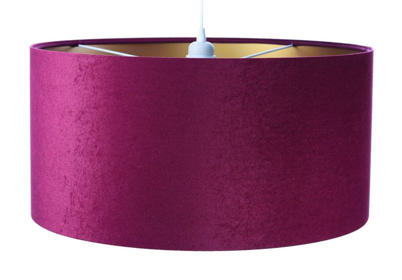 Lampa Bps Koncept wisząca HOME 40 fioletowa/złota 1 szt