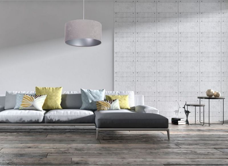 Lampa Bps Koncept wisząca HOME 40 szara/srebrna 1 szt