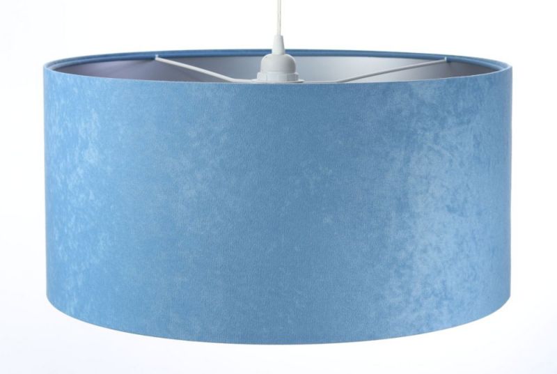 Lampa Bps Koncept wisząca HOME 50 błękitna/srebrna 1 szt