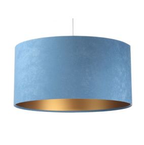 Lampa Bps Koncept wisząca HOME 50 błękitna/złota 1 szt