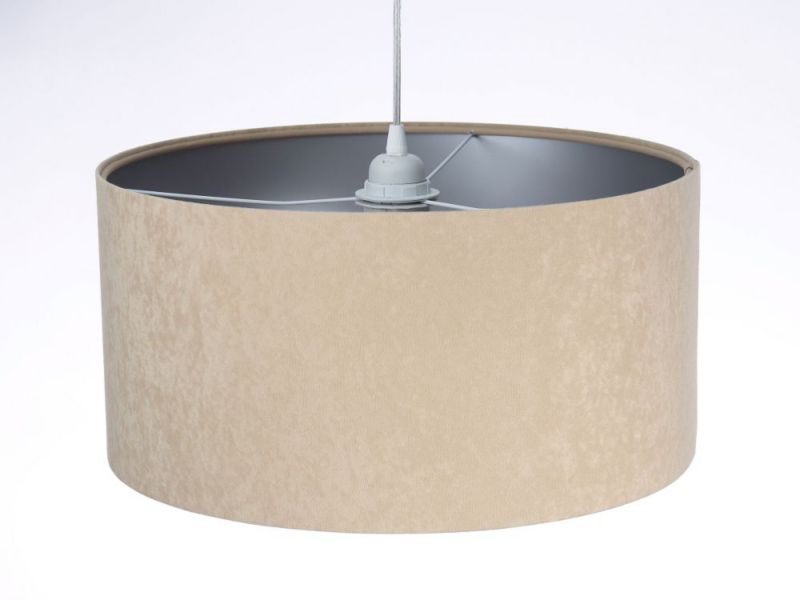 Lampa Bps Koncept wisząca HOME 50 beżowa/srebrna 1 szt