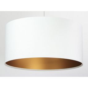 Lampa Bps Koncept wisząca HOME 50 biała/złota 1 szt