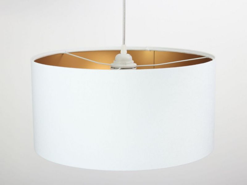 Lampa Bps Koncept wisząca HOME 50 biała/złota 1 szt