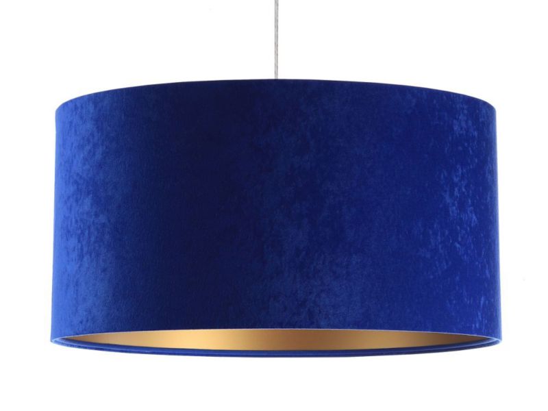 Lampa Bps Koncept wisząca HOME 50 niebieska/złota 1 szt